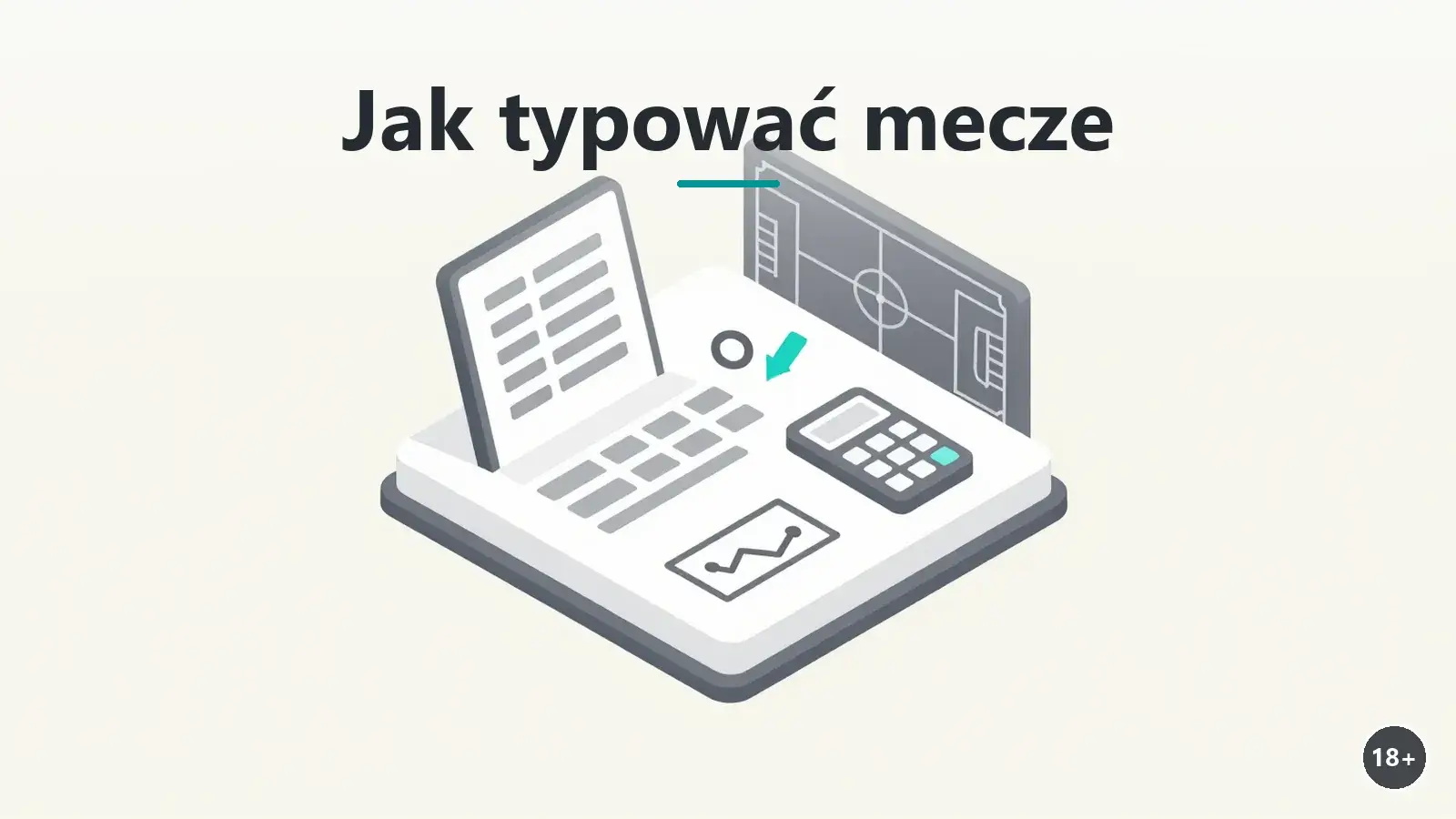 Notes typera z tabelą, wykresem formy i boiskiem w tle