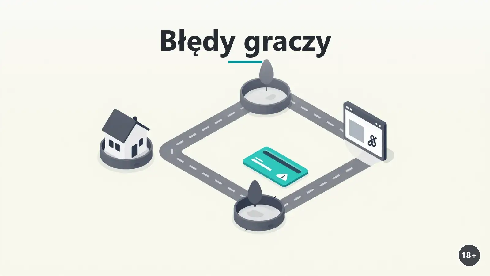 Izometryczna ścieżka gracza omijająca typowe błędy w kasynie