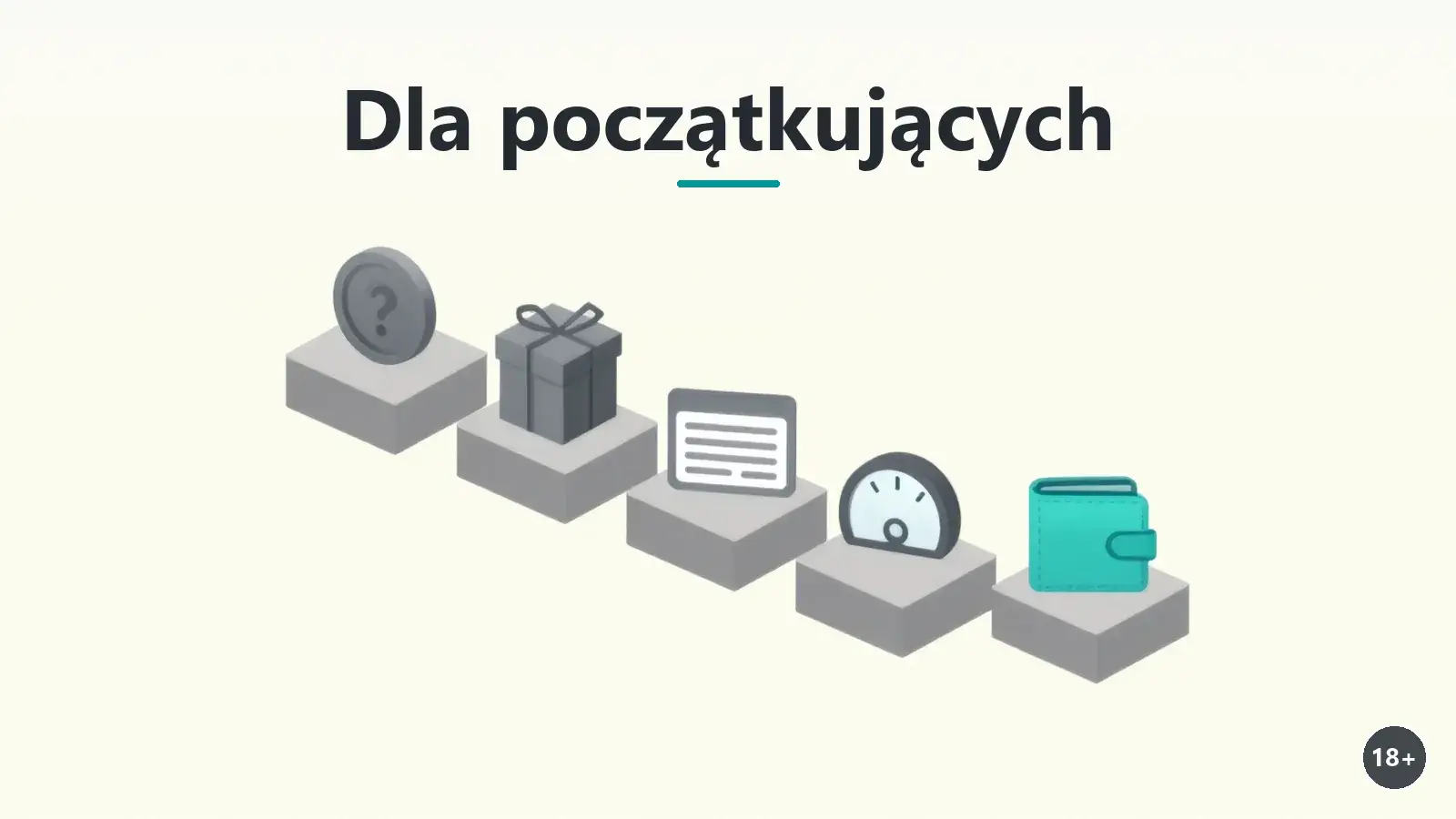 Izometryczna lista pierwszych kroków w kasynie online